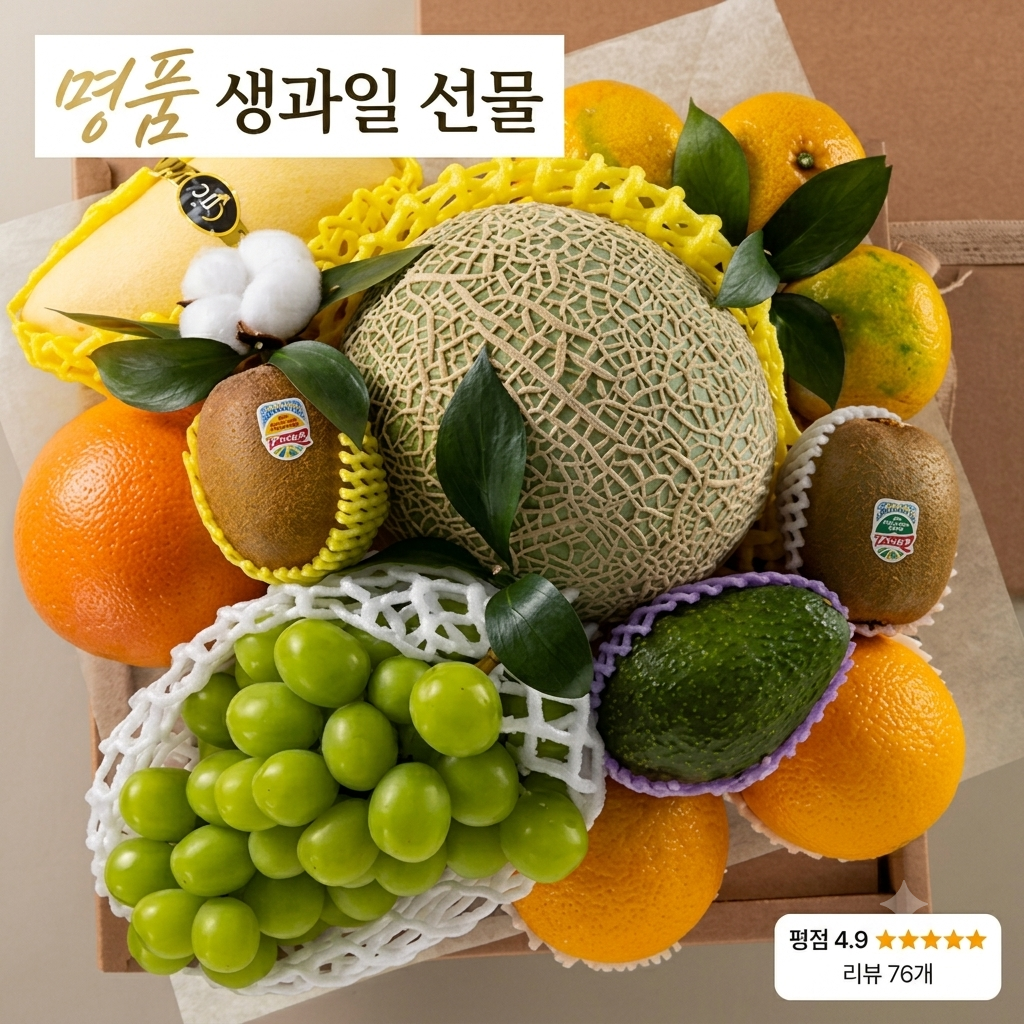 [명절 선물 추천] 알찬 구성에 반한 프리미엄 제철 과일 선물세트 솔직 후기! 제품 이미지